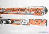 Fischer RX 8 FTi Used Snow Ski 165cm C Rock skis