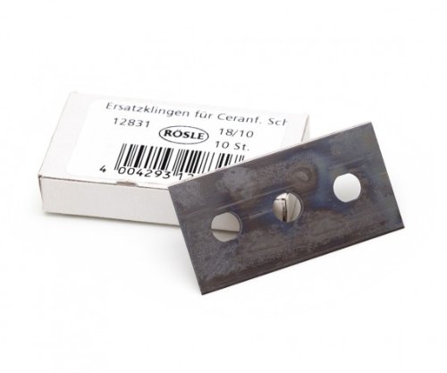 R&ouml;sle 12831 Ersatzklingen f&uuml;r Ceranfeldschaber 10 St&uuml;ck