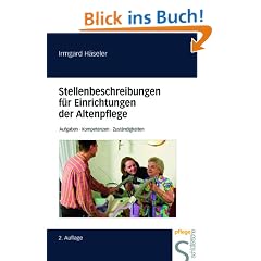 Stellenbeschreibungen in station�ren Einrichtungen der Altenpflege
