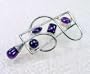 Completely Handcrafted - Designer Sterling Silver African Amethyst Pendant