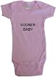 SOONER BABY - OKLAHOMA BABY - State-series - White, Blue or Pink Onesie / Baby T-shirt