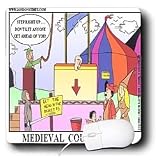 Londons Times Funny Society Cartoons - Midieval County Fairs - Mouse Pads