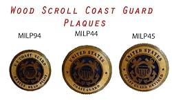 Coast Guard - Handcarved Commemorative Military Plaques