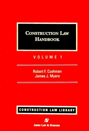 Construction Law Handbook (2 Volume Set)