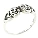 Drama Mask Sterling Silver Ring