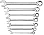 GearWrench 9417 7 Piece Metric Ratcheting Wrench Set