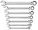 Gear Wrench 9417  7-Piece 8-Millimeter to 18-Millimeter Ratcheting Combination Wrench Set