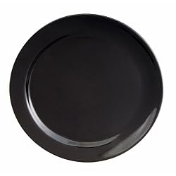 Zak Designs Flux Black Salad Plate, Set of 4