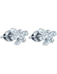 0.12CTW DIAMOND BUTTERFLY EARRING