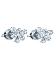 0.12CTW DIAMOND BUTTERFLY EARRING