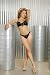 Lace up underwire vinyl bra (Adult)