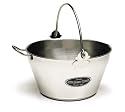 Kitchen Craft Maslin Pan with Handle, Stainless Steel, 9 Litre