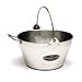Kitchen Craft Maslin Pan with Handle, Stainless Steel, 9 Litre