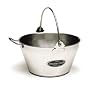 Kitchen Craft Maslin Pan with Handle, Stainless Steel, 9 Litre