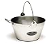 Kitchen Craft Maslin Pan with Handle, Stainless Steel, 9 Litre
