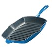 Le Creuset Cast Iron Square Grillit, Blue, 26 cm