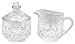 Cristal D'Arques Longchamp Sugar & Creamer