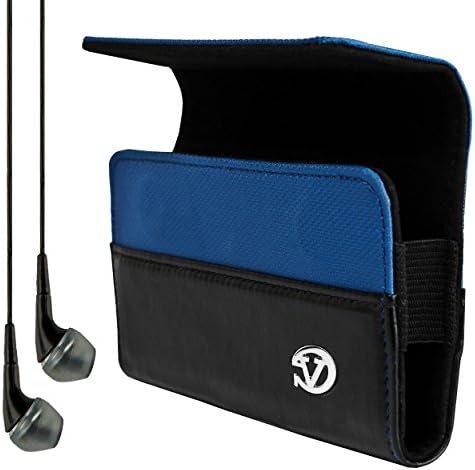 VanGoddy Blue Portola Holster Carrying Case for BLU Win / Advance / Armour / Dash / Life / Neo / Sport / Star / Studio / Tank / Vivo + VG Headphones