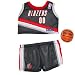 Build-A-Bear Workshop Portland Trail Blazers Uniform 3 pc.
