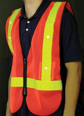 Pyramid Bicycle LED Safety Vest