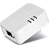 TRENDnet Powerline AV200 Mini Network Single Adapter, up to 200 Mbps over existing electrical lines, TPL-308E
