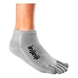 injinji Performance Micro Toesocks,Grey,Large
