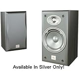 JBL E20SI Pair of 2 Way, 5 Bookshelf Speakers (Silver) - Pair