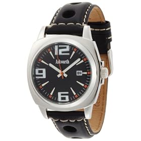 Ashworth Mens ASG007A Sport Leather Watch by