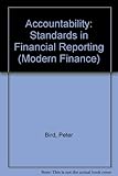 Accountability : standards in financial reporting