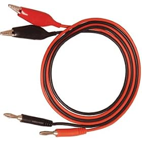 Elenco Electronics TL-16 Banana to Large Alligator Test Lead Set
