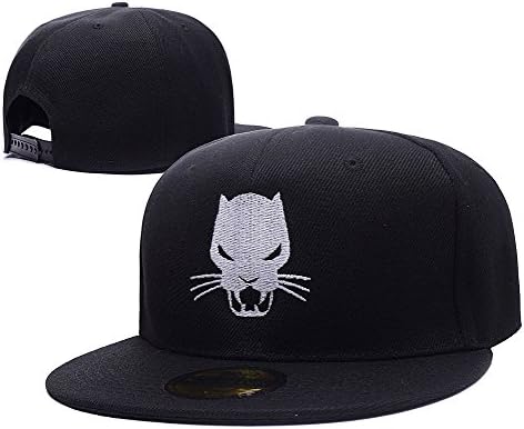 YINGMIN Black Panther Logo Adjustable Snapback Embroidery Hats Caps