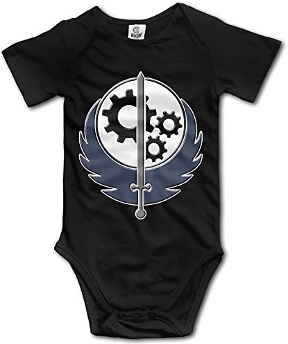 Fallout Sword With Wings Decal Boys Girls Baby Onesies Bodysuits Organic