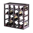 Kingston Stackable Slot Cube, 16-Bottle Wine Cube By Winsome Furniture