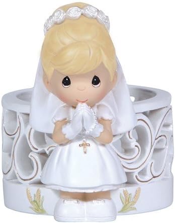 Precious Moments, Blessings On Your First Holy Communion LED Figurine, Girl