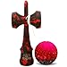 Full Rubberized Red Sea Marble Kendama With Extra String