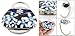 uxcell Handbag Shaped Round Rubber Base Rhinestone Accent Purse Table Hanger