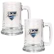 San Diego Padres MLB 2pc 15oz Glass Tankard Set- Primary Logo