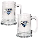San Diego Padres MLB 2pc 15oz Glass Tankard Set- Primary Logo