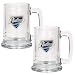San Diego Padres MLB 2pc 15oz Glass Tankard Set- Primary Logo by Great American Products