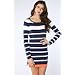 Volcom The Quincy Davis Sweater Dress in Blue