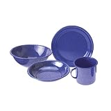 Enamel Coffee Pot-6 Cup Blue