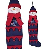 51" NFL Buffalo Bills Plush Snowman Christmas Holiday Card Holder