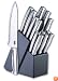 Cook N Home 15-Piece Stainless-Steel Cutlery Set with Storage Block
