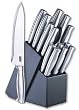 Cook N Home 15-Piece Stainless-Steel Cutlery Set with Storage Block