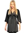 The Olian"Venecia "Sequin Trimmed Kimono Styled Tunic