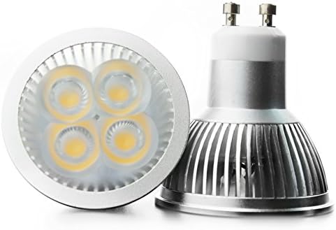 Luxint (6 Pack) 6w 4 SMD GU10 LED Spotlight Down Light for Indoor Lighting Lamp Bulb Warm White/white 550lm 220v 240v (Yellow)