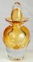 Amber Art Glass Perfume Bottle X146-2