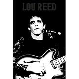 Lou Reed (Guitar, BandW) Art Poster Print