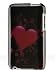 Brand New : High Quality with our Premium Snap On Hard Protector Cover for Apple IPOD TOUCH 8GB / 16GB / 32GB / 64GB III / 3rd ( 3G ) Generation or TOUCH II / 2nd Gen ( 2G ) CRYSTAL CASE BLACK & RED CARBON FIBER HEART WITH NO CLIP + FREE Screen Protector Film Shield with Micro Cleaning Cloth