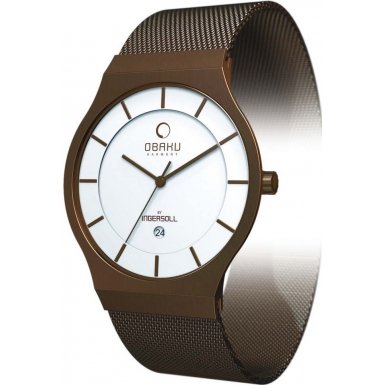 Obaku Harmony Herren-Armbanduhr V123G NIMN Titanglas